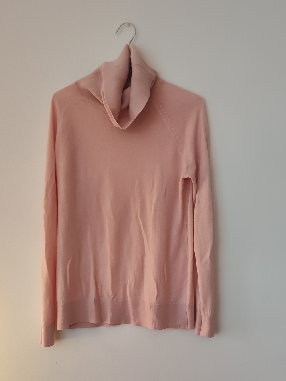 Classic Women's Pink Turtleneck Sweater